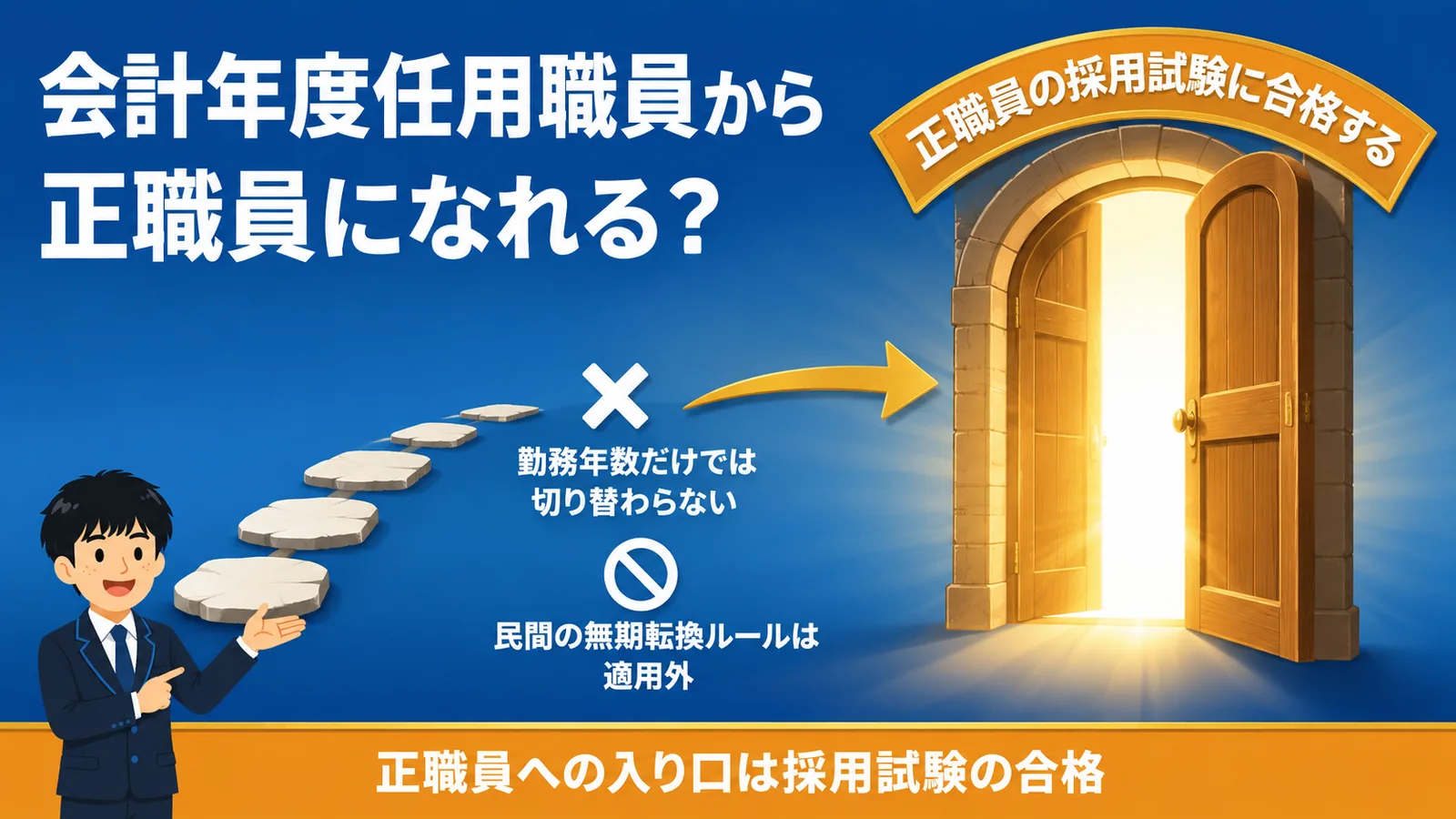 会計年度任用職員から正職員になれる?|会計年度任用職員から正職員