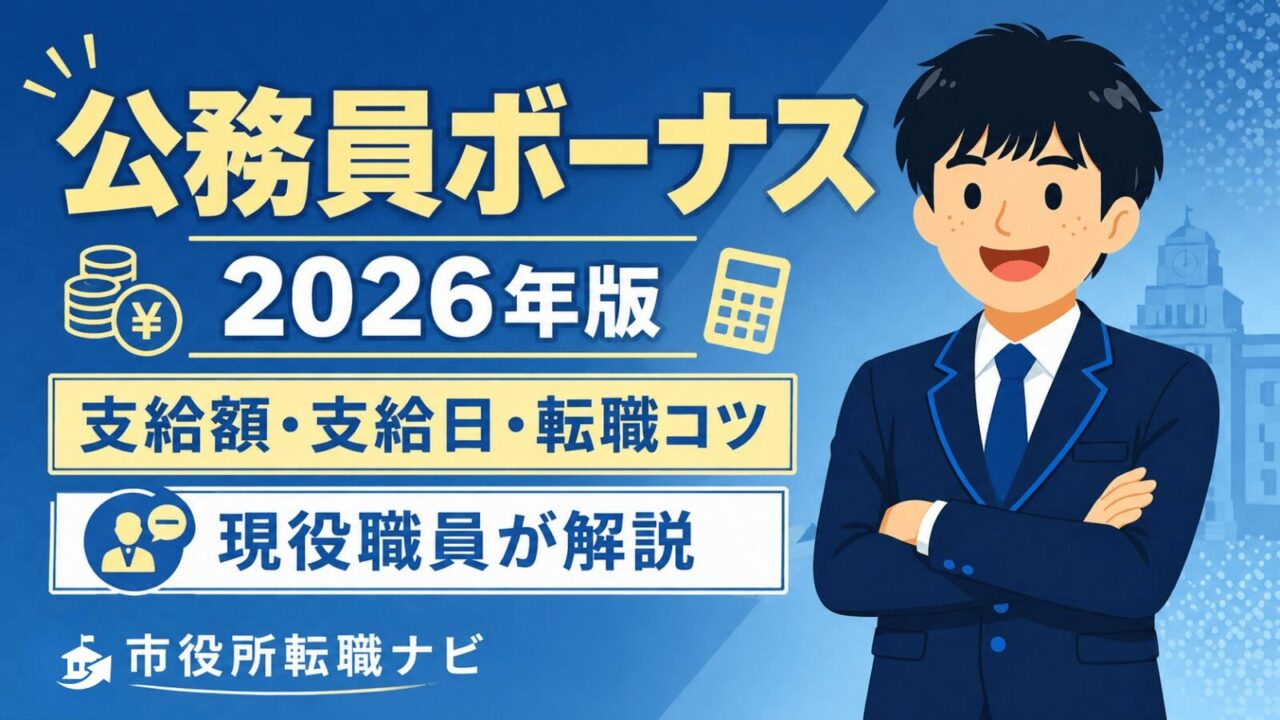 公務員ボーナス2026年版 アイキャッチ