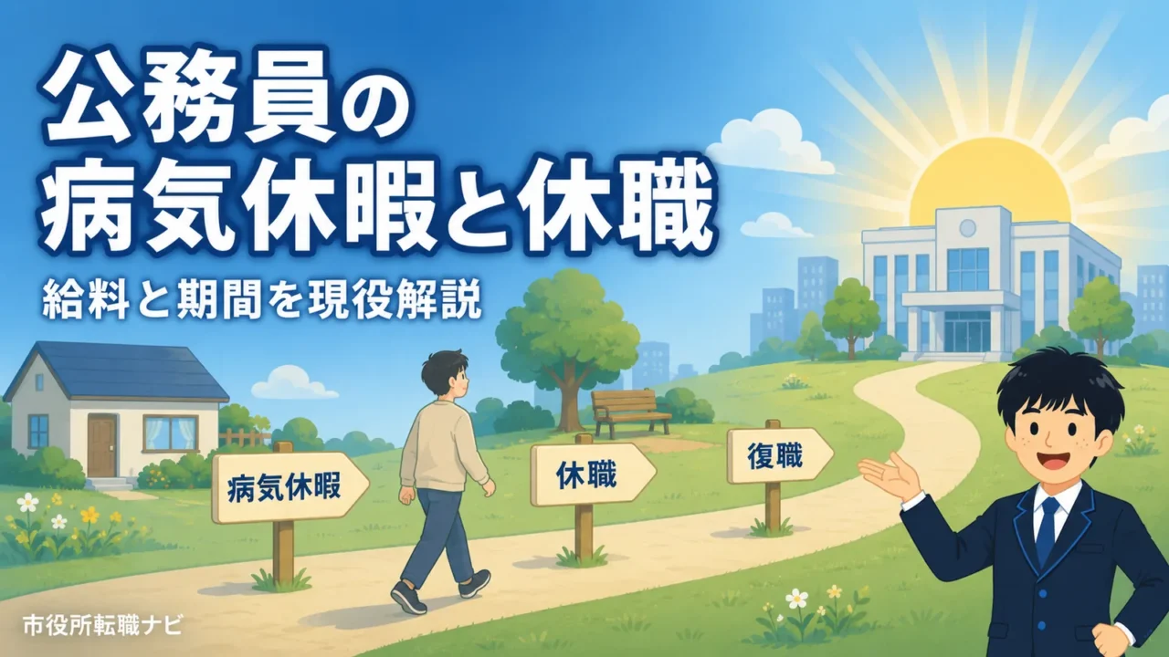 公務員の病気休暇と休職｜給料・期間を現役解説