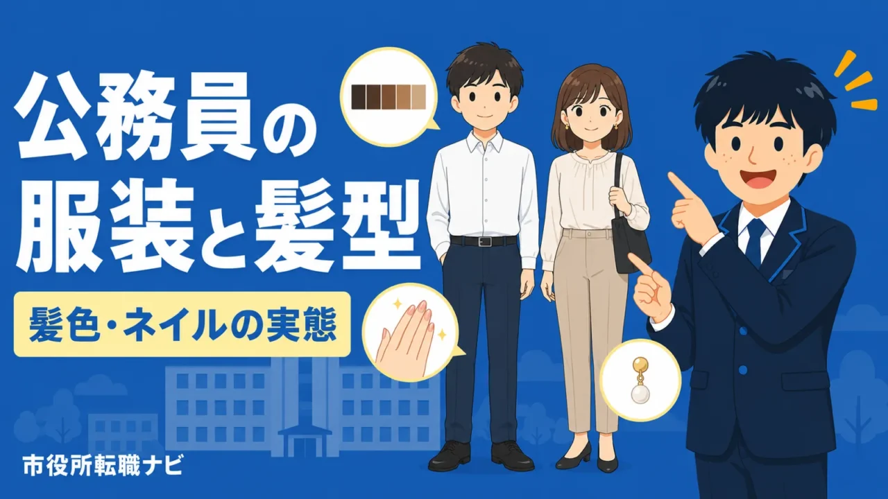 公務員の服装と髪型｜髪色・ネイルの実態を解説（公務員 服装）
