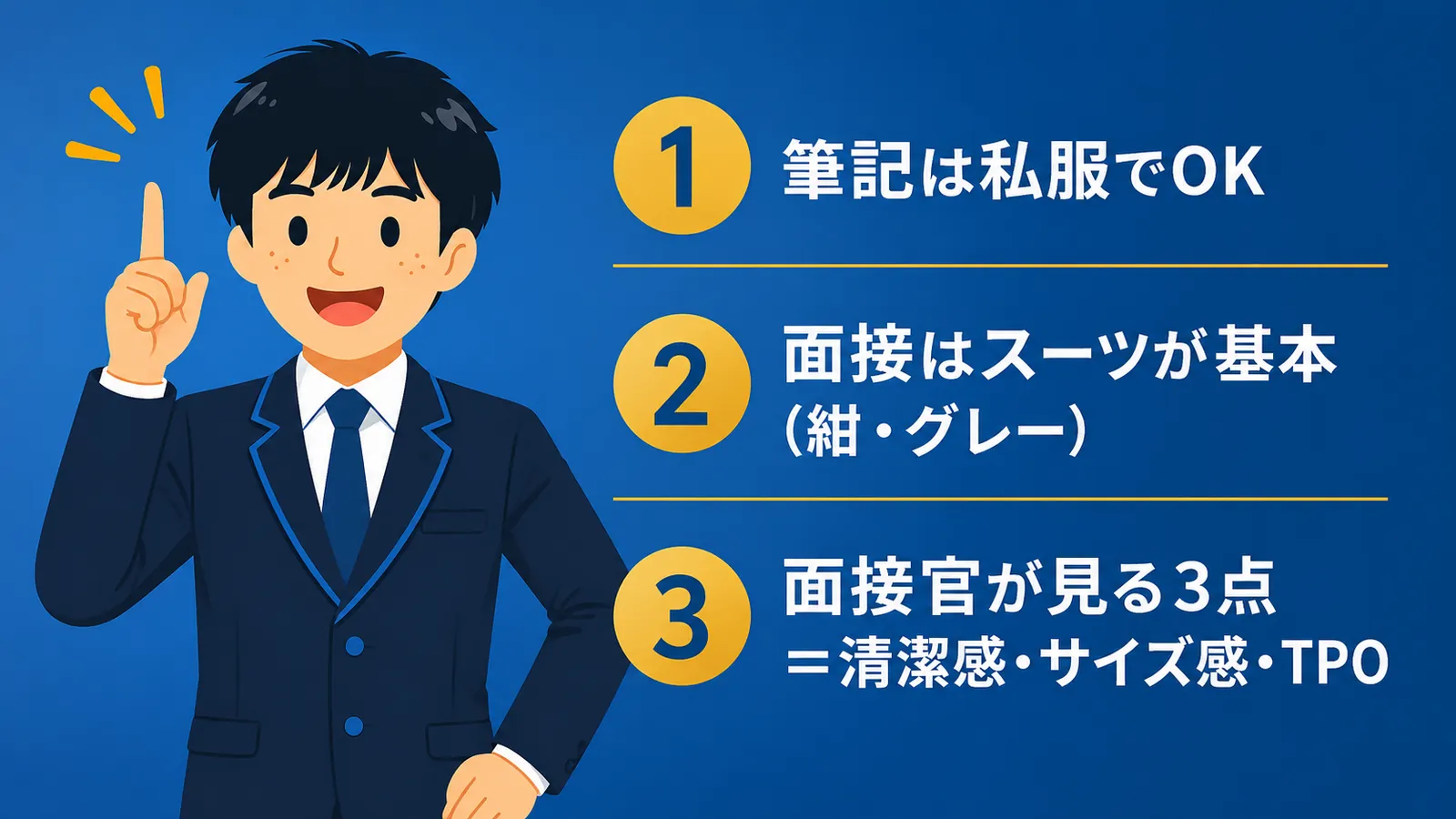 面接の服装は第一印象で決まる（公務員 面接 服装／公務員面接 クールビズ／公務員 面接 スーツ 女性）