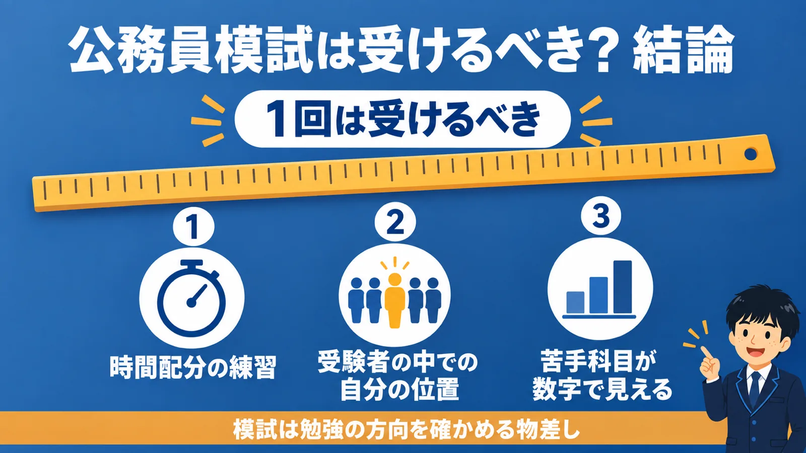 公務員模試は受けるべき?結論|公務員 模試 どこがいい
