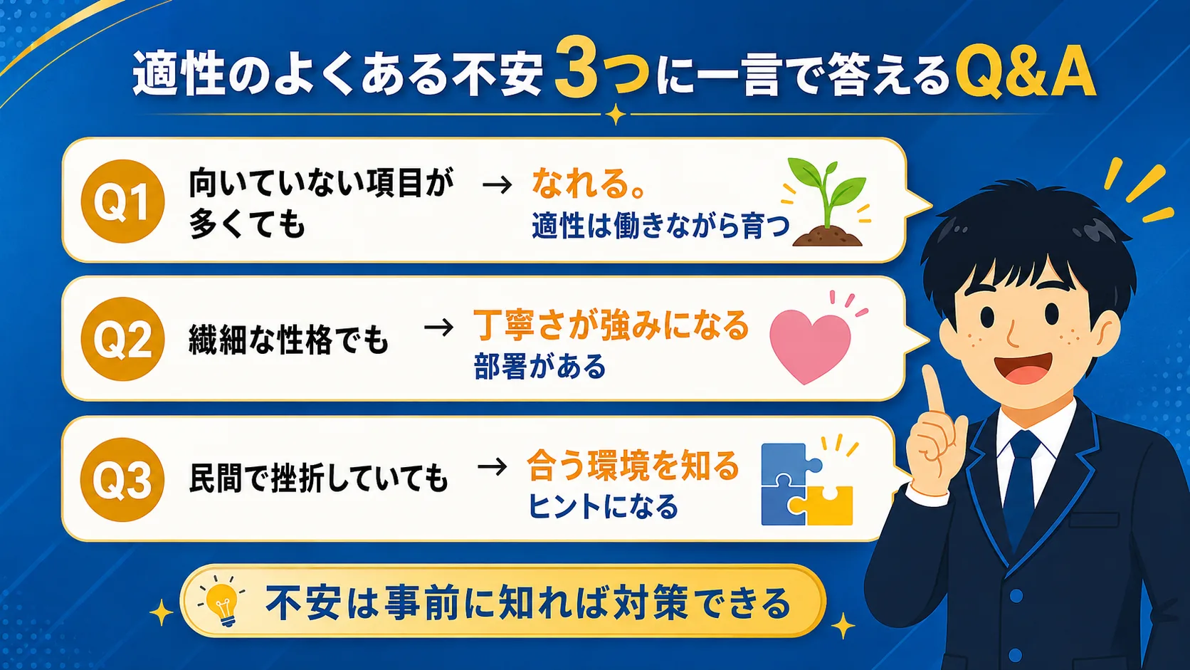 よくある質問(公務員 向いている人/公務員 向いていない人・適性 診断・特徴)