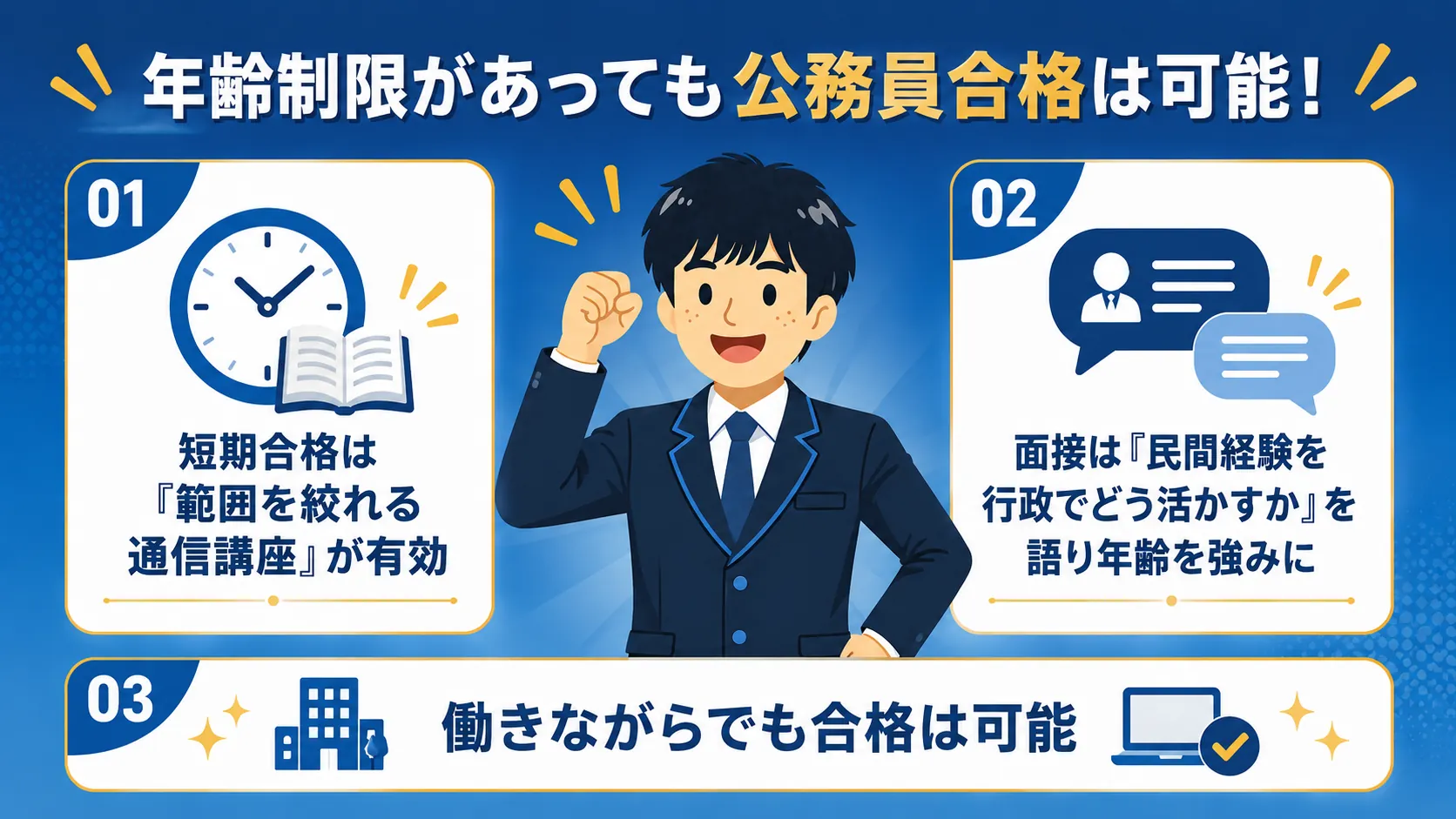 年齢制限ギリギリの合格戦略(公務員 年齢制限)