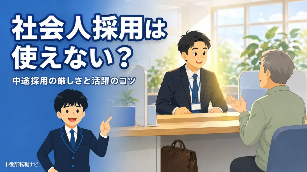 公務員の社会人採用は使えない？中途採用の厳しさと活躍のコツ
