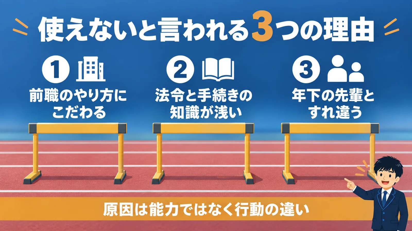 使えないと言われる3つの理由|公務員 社会人採用 使えない