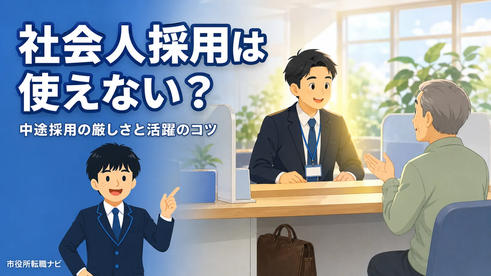 公務員の社会人採用は使えない?中途採用の厳しさと活躍のコツ