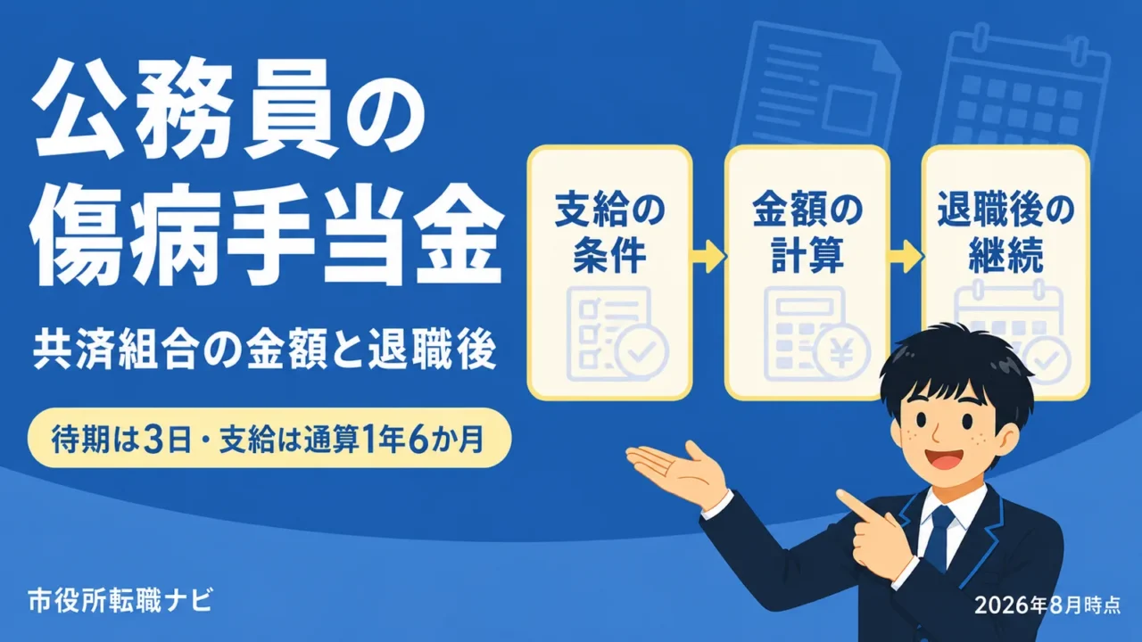 公務員の傷病手当金｜共済組合の金額と退職後を解説（公務員 傷病手当金）