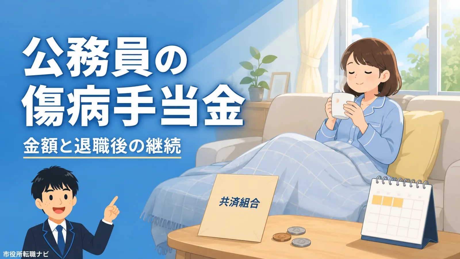 公務員の傷病手当金｜共済組合の金額と退職後を解説