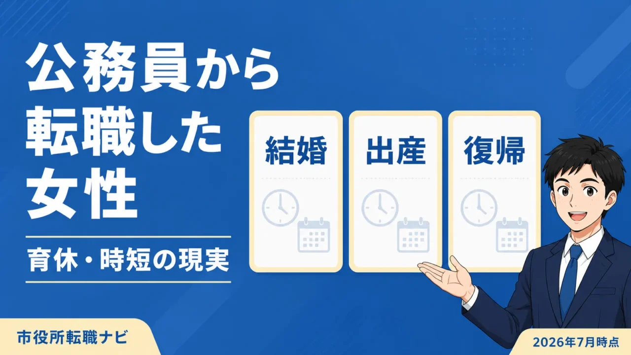 公務員から転職した女性｜育休・時短の現実（公務員 から転職 女性）