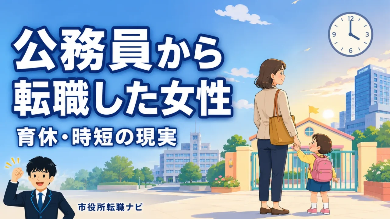 公務員から転職した女性｜育休・時短の現実
