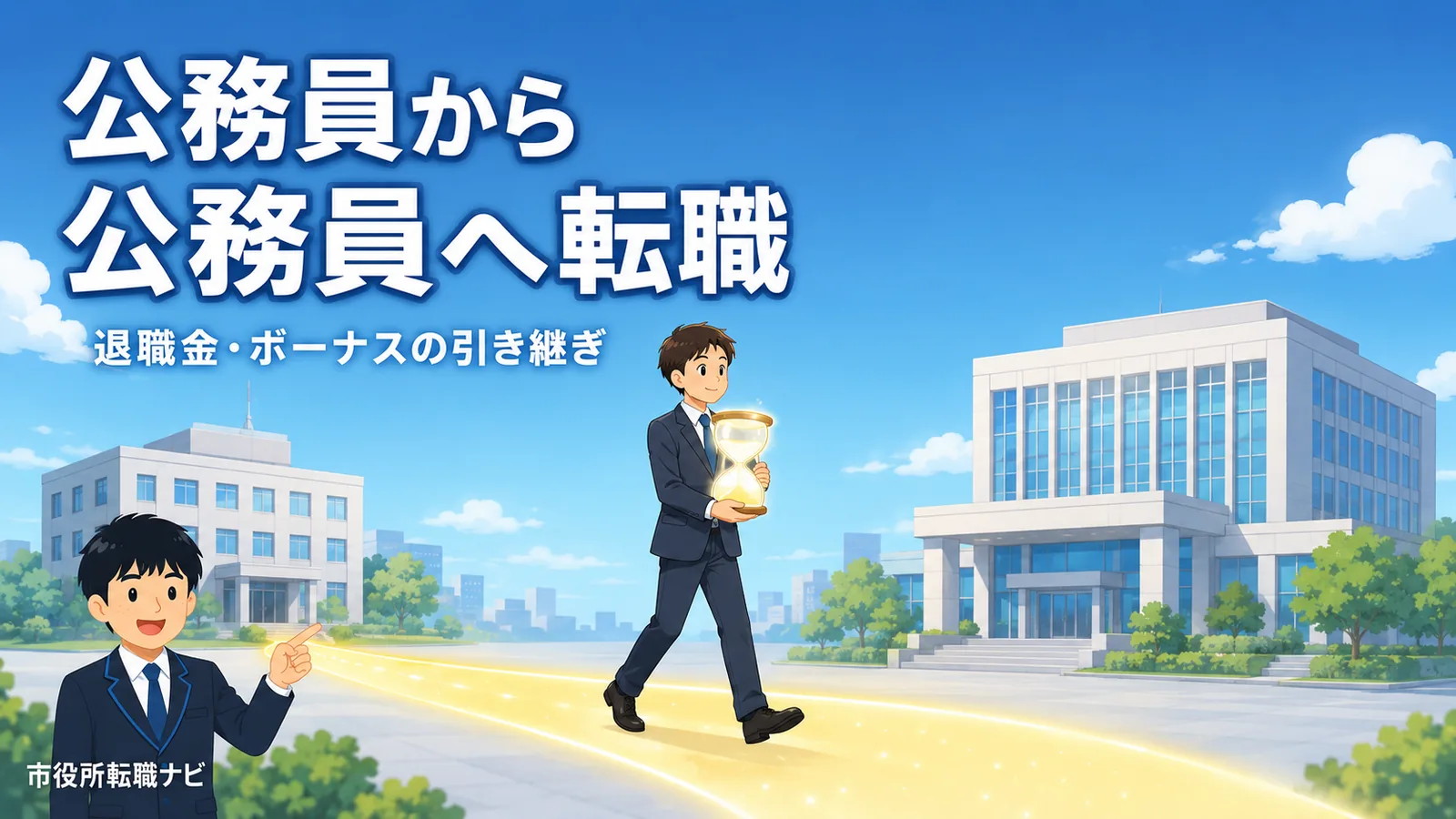 公務員から公務員へ転職｜退職金・ボーナスの引き継ぎ条件
