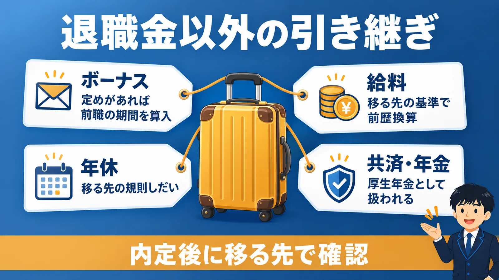 退職金以外の引き継ぎ｜公務員から公務員 転職 退職金