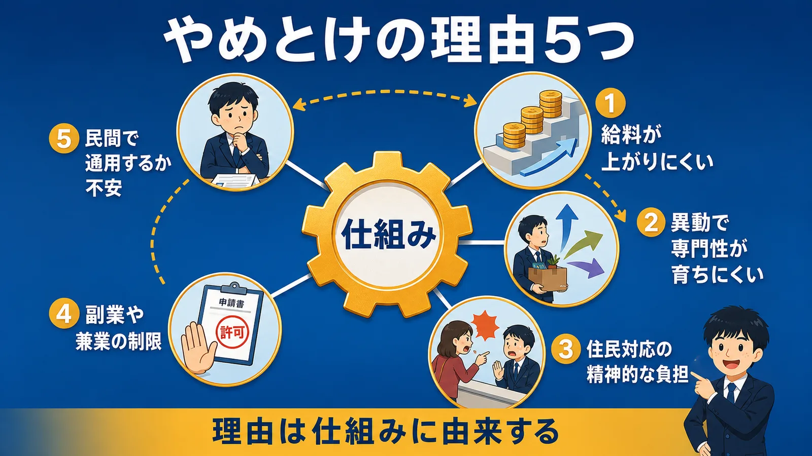 公務員はやめとけの理由5つ｜公務員 やめとけ