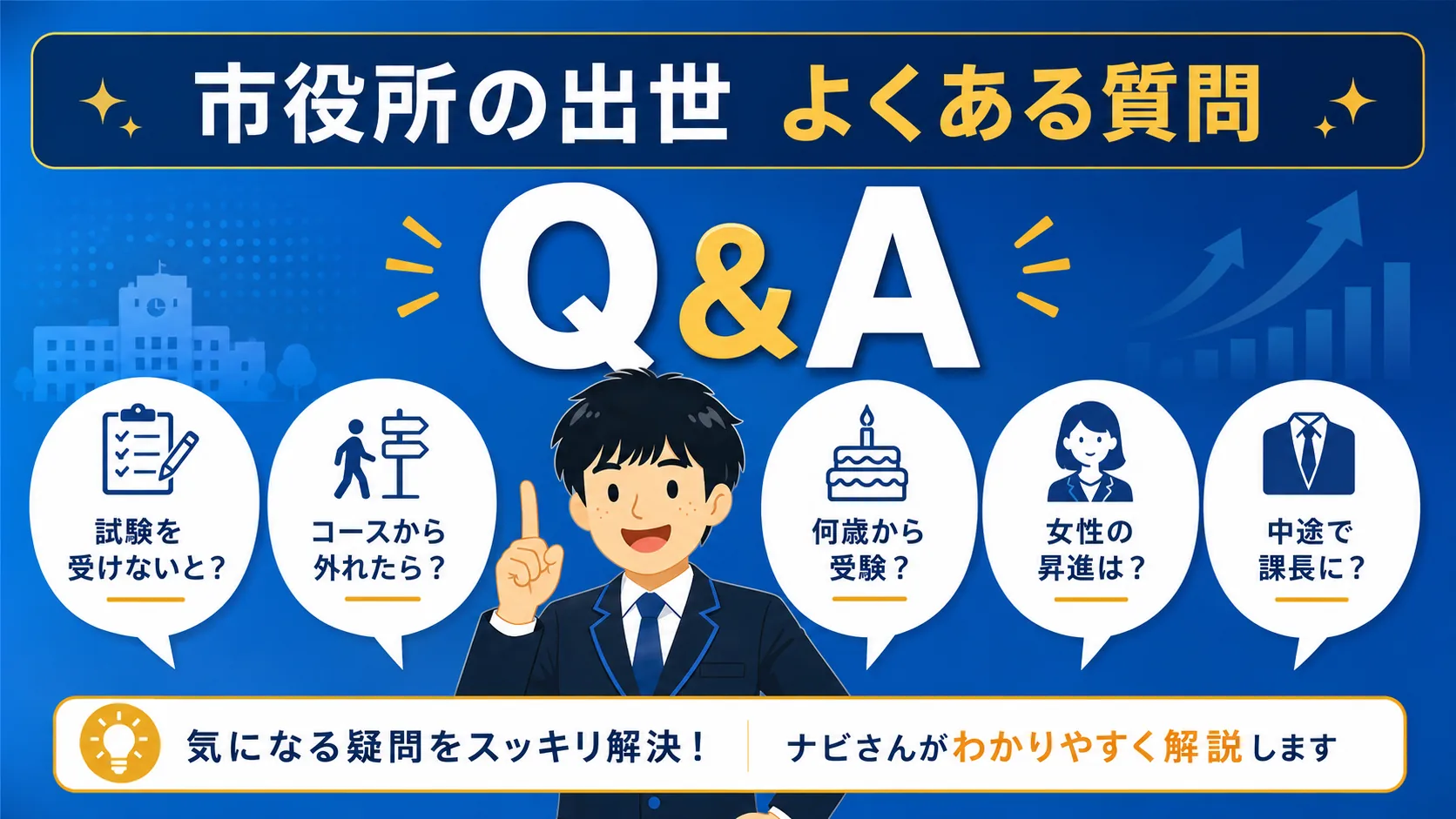 よくある質問(市役所 出世/市役所 出世コース・市役所 昇任試験)